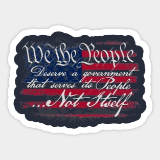 We the People for the People Sticker